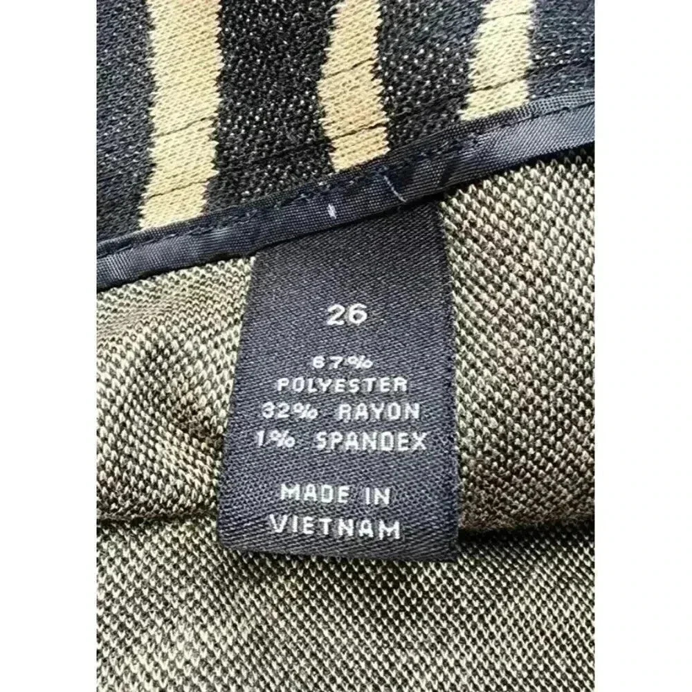 Lane Bryant Zebra Stripe Side Zip Skirt Plus Size 26 - Picture 4 of 6